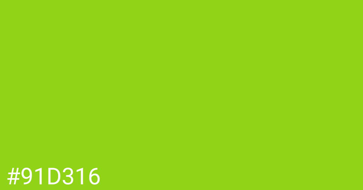 Hex color #91d316 graphic