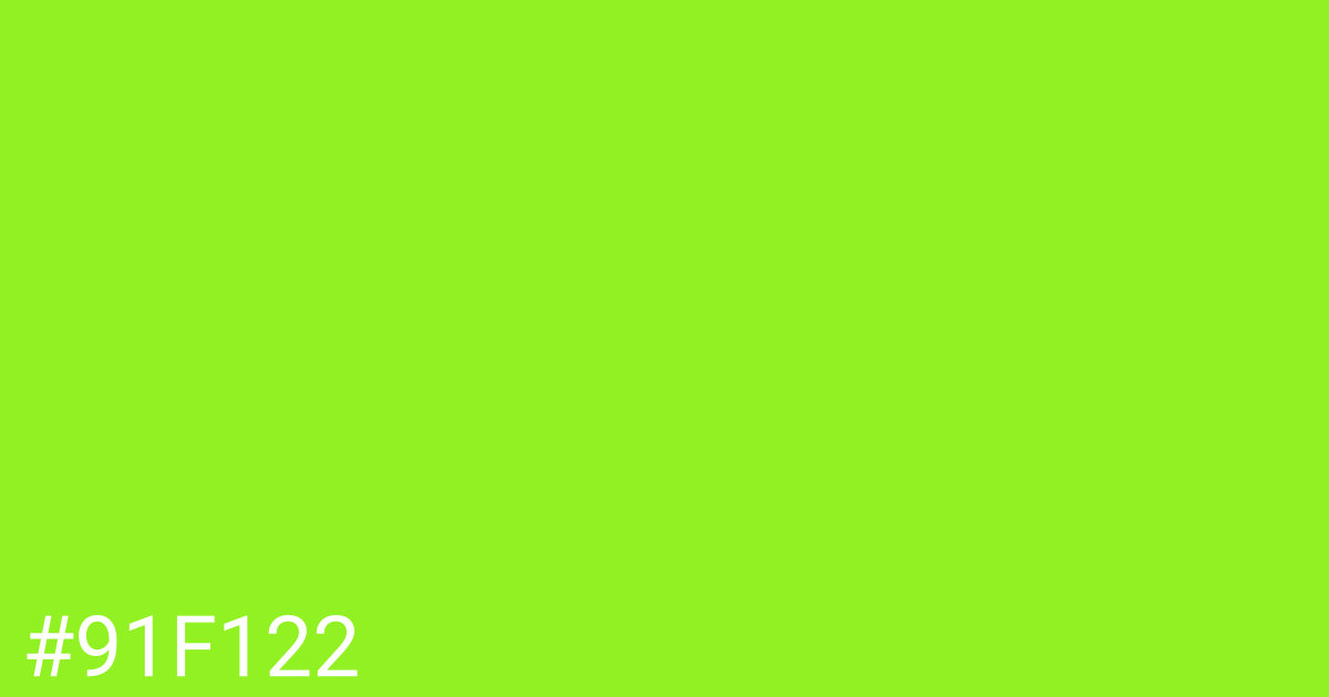 Hex color #91f122 graphic