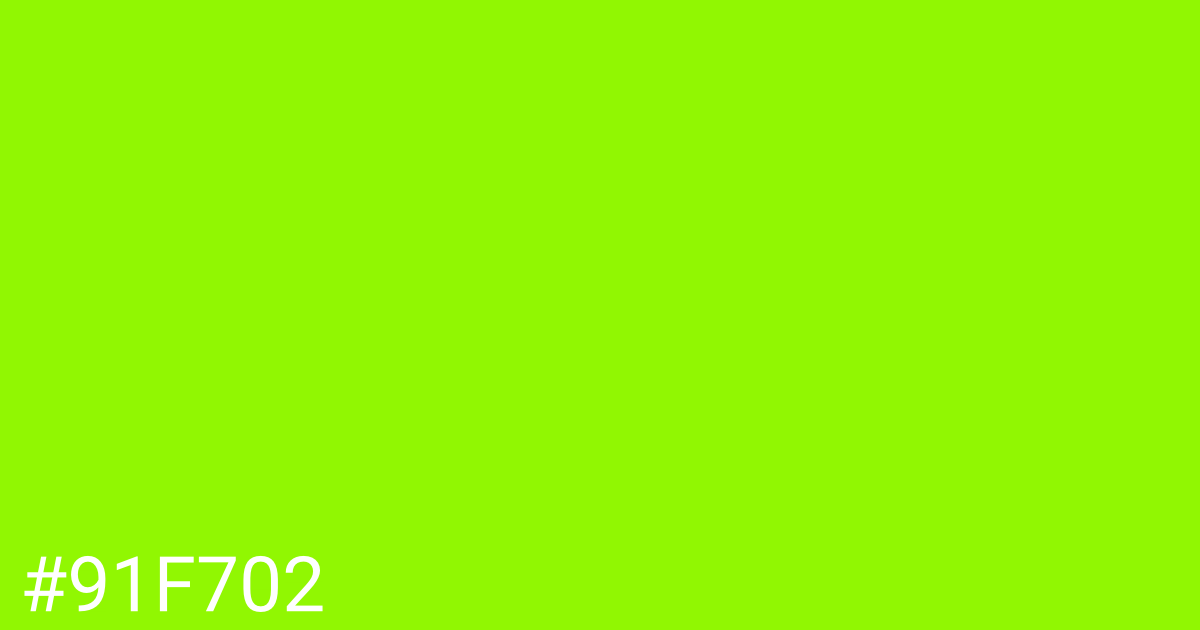 Hex color #91f702 graphic