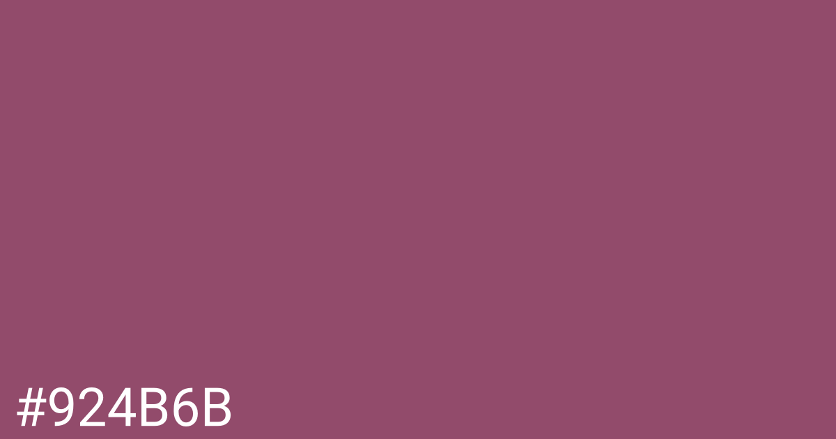 Hex color #924b6b graphic