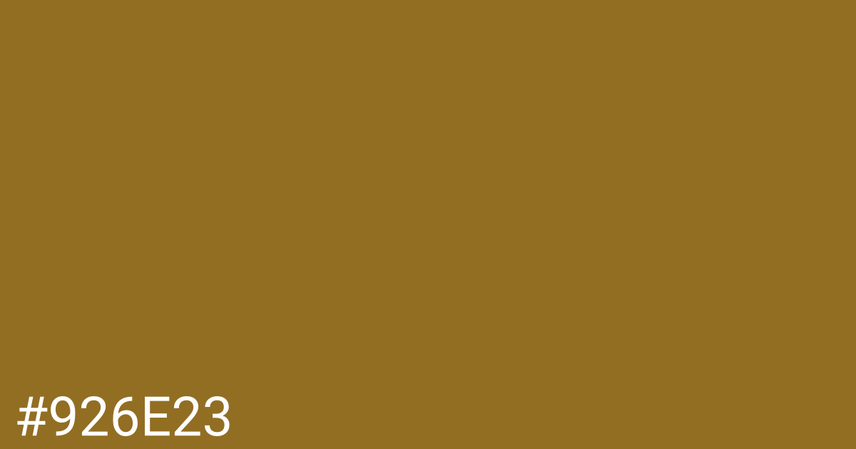 Hex color #926e23 graphic