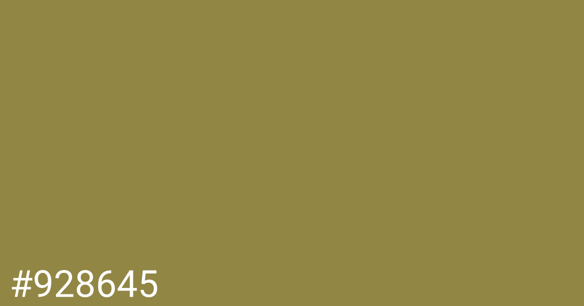 Hex color #928645 graphic