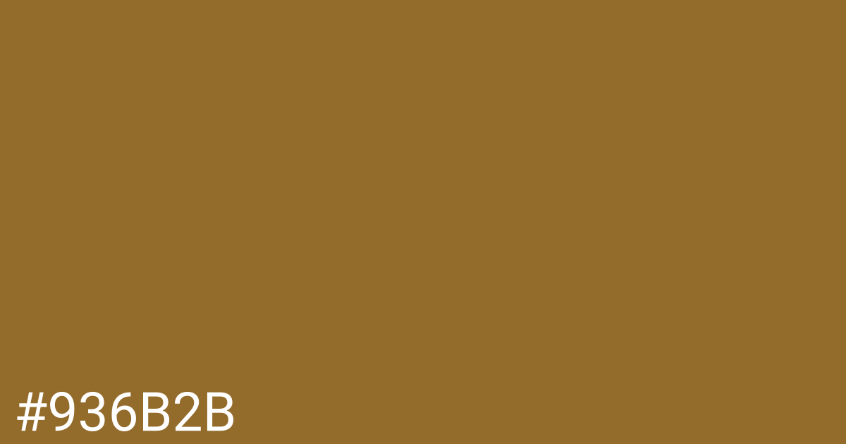 Hex color #936b2b graphic