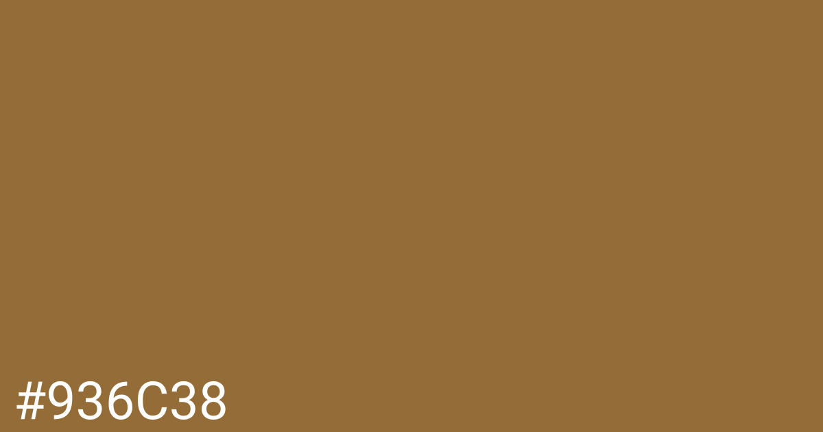 Hex color #936c38 graphic