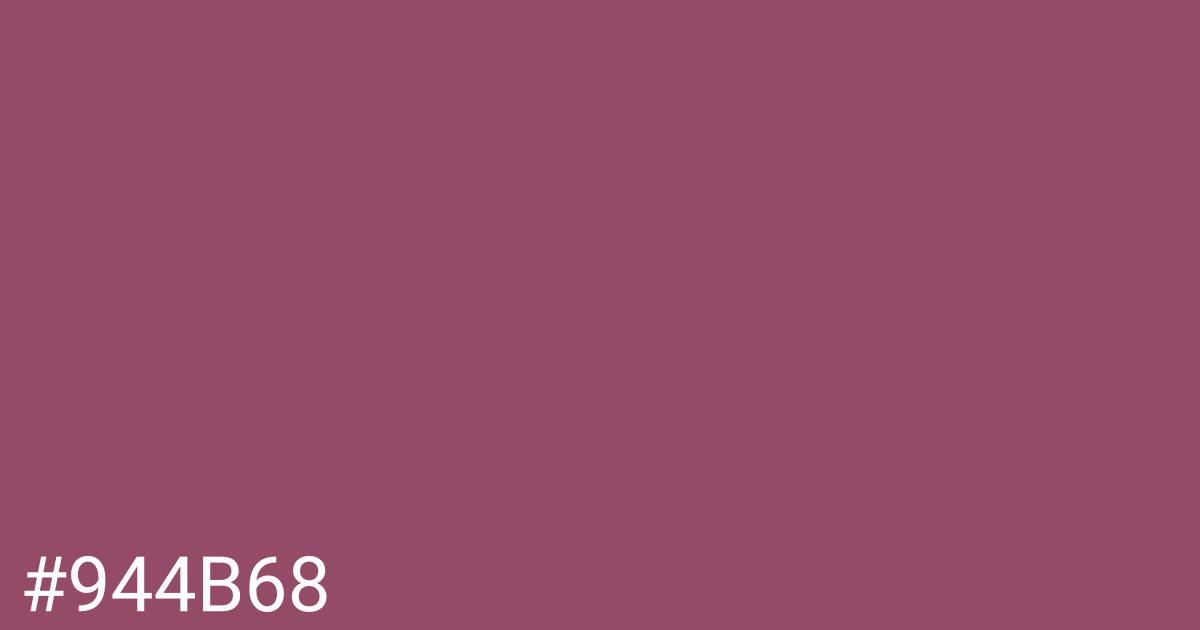 Hex color #944b68 graphic