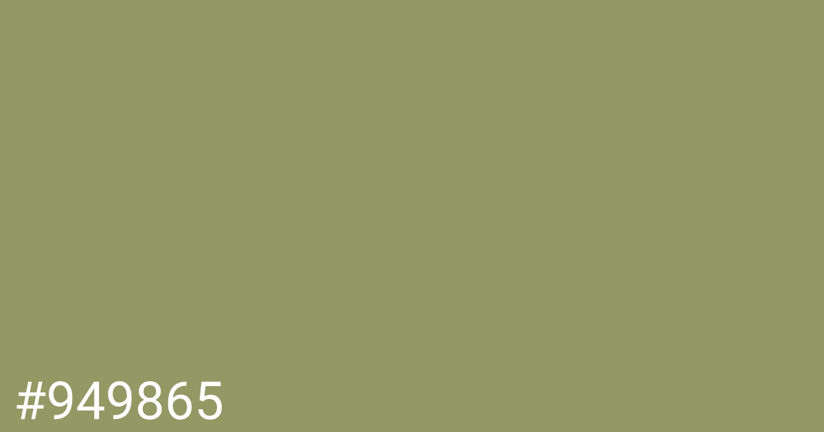 Hex color #949865 graphic