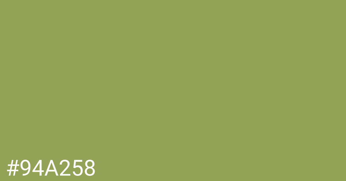 Hex color #94a258 graphic