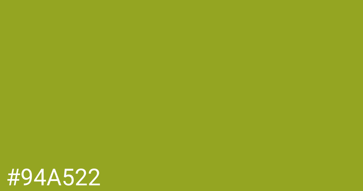 Hex color #94a522 graphic