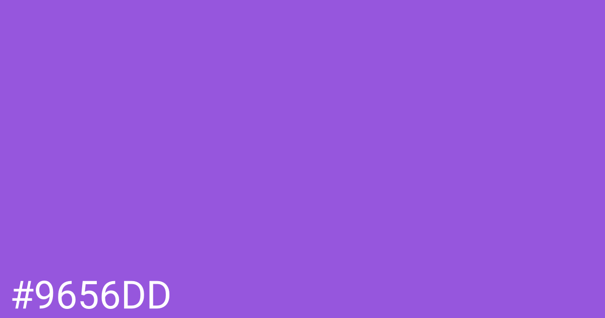 Hex color #9656dd graphic