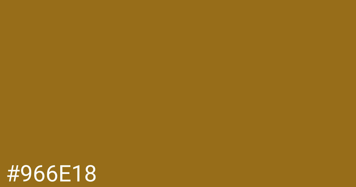 Hex color #966e18 graphic