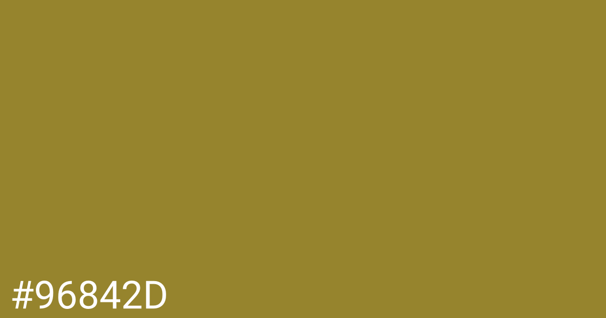 Hex color #96842d graphic