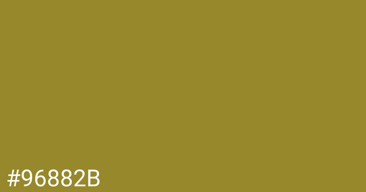 Hex color #96882b graphic