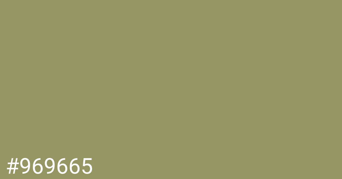 Hex color #969665 graphic