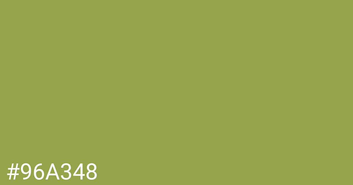 Hex color #96a348 graphic