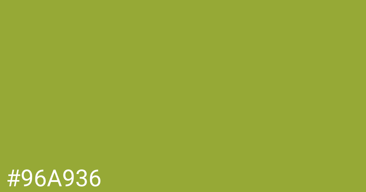 Hex color #96a936 graphic