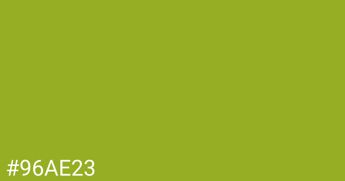 Hex color #96ae23 graphic