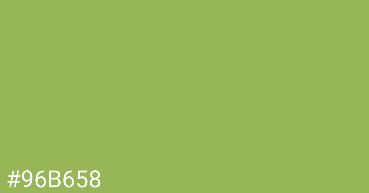 Hex color #96b658 graphic