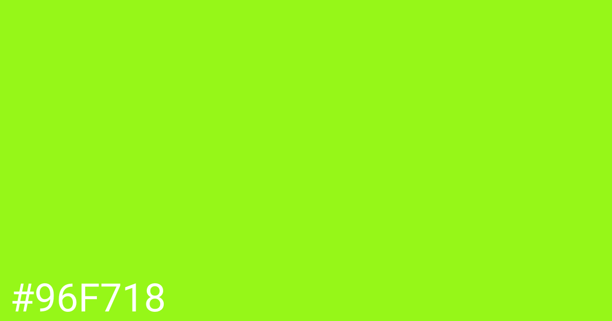 Hex color #96f718 graphic