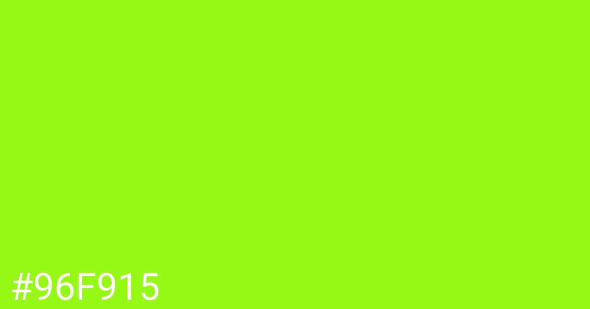 Hex color #96f915 graphic