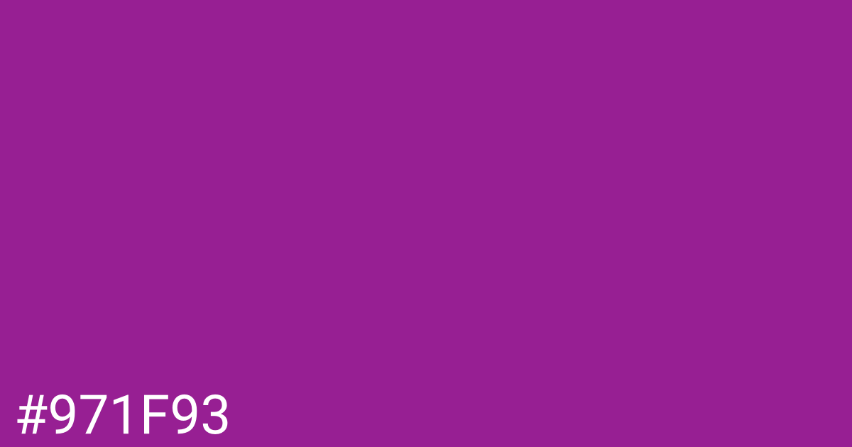 Hex color #971f93 graphic