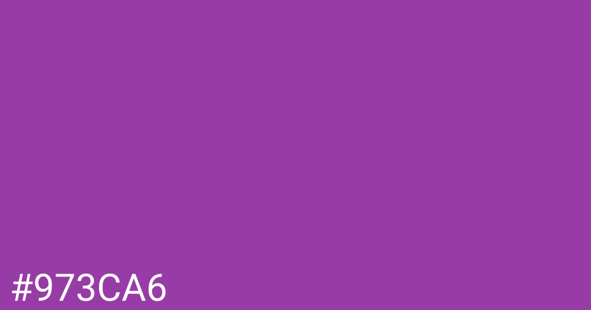 Hex color #973ca6 graphic