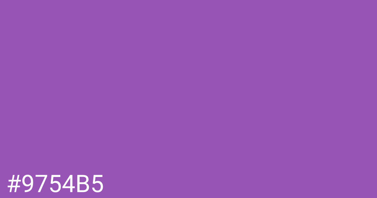 Hex color #9754b5 graphic