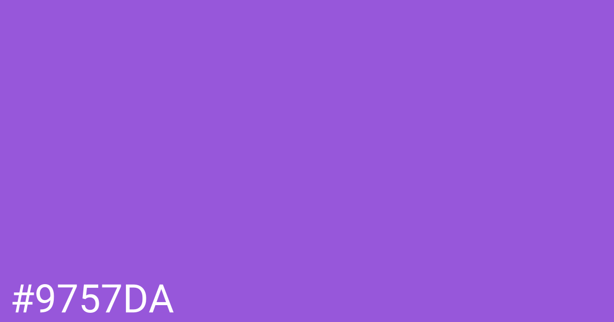 Hex color #9757da graphic