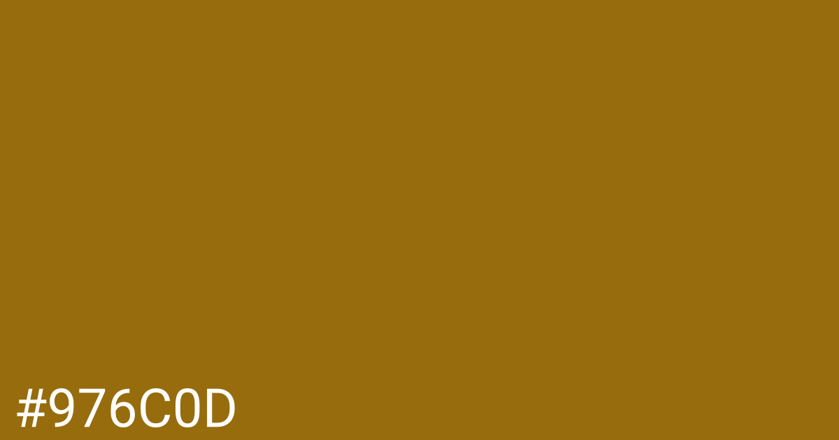 Hex color #976c0d graphic