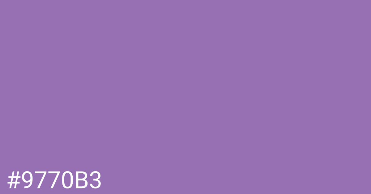 Hex color #9770b3 graphic