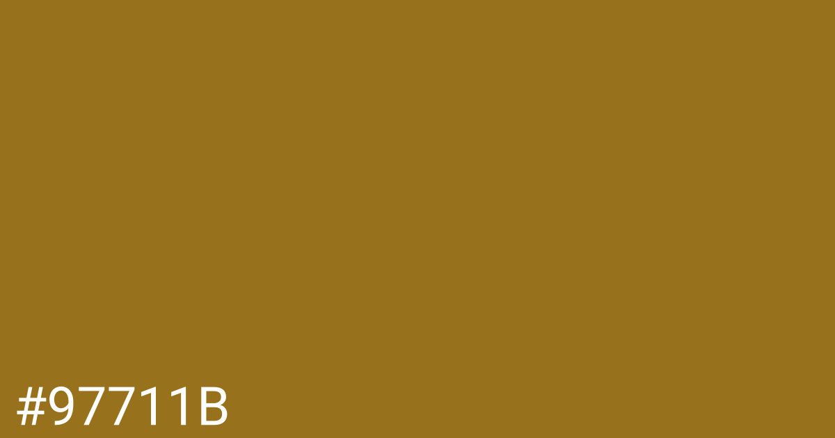 Hex color #97711b graphic