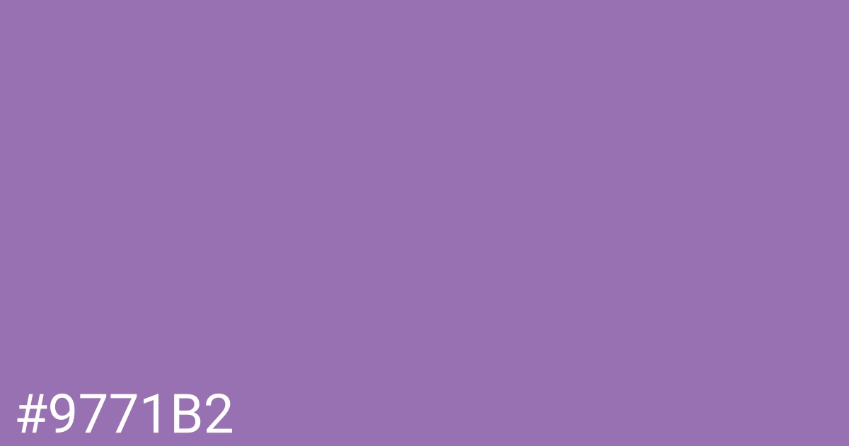 Hex color #9771b2 graphic