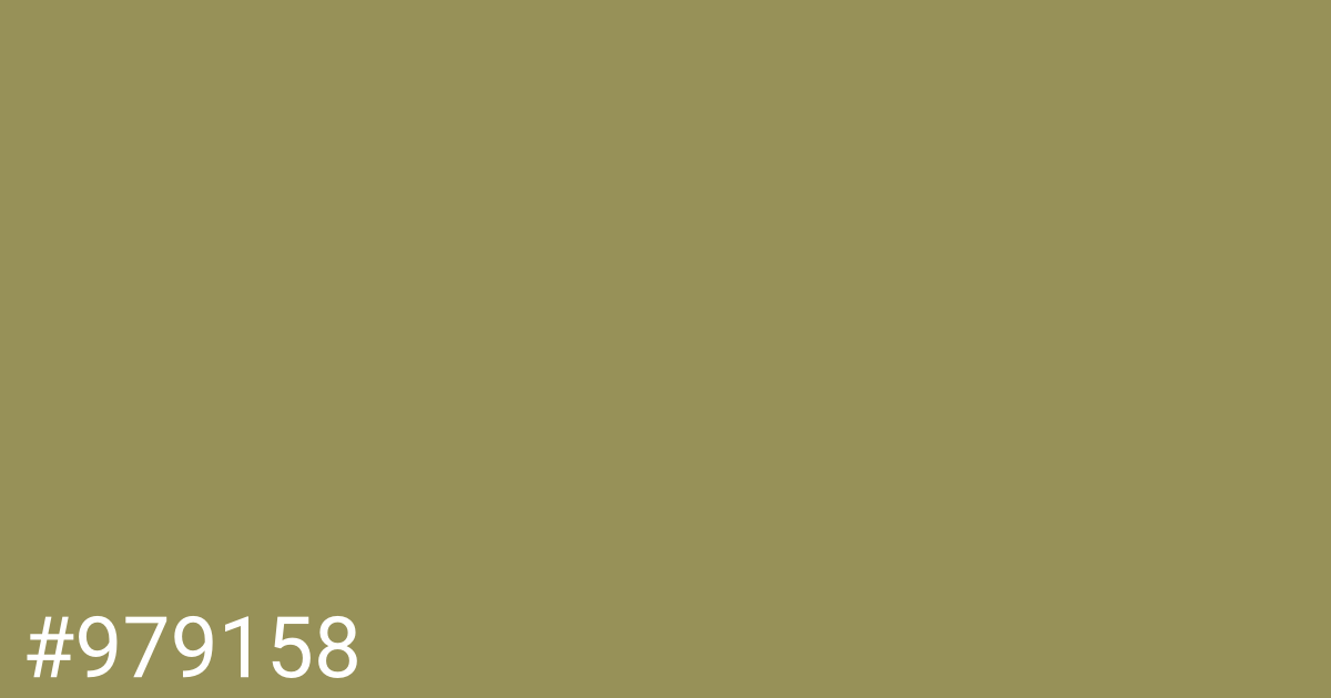 Hex color #979158 graphic