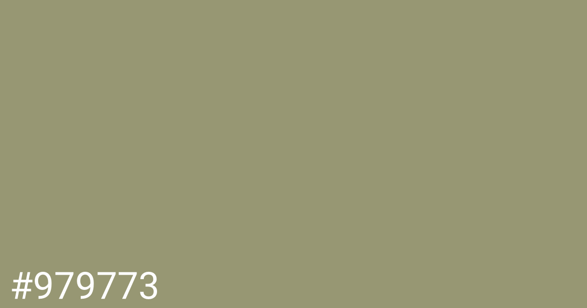 Hex color #979773 graphic