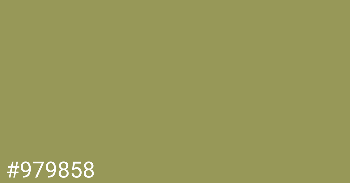 Hex color #979858 graphic