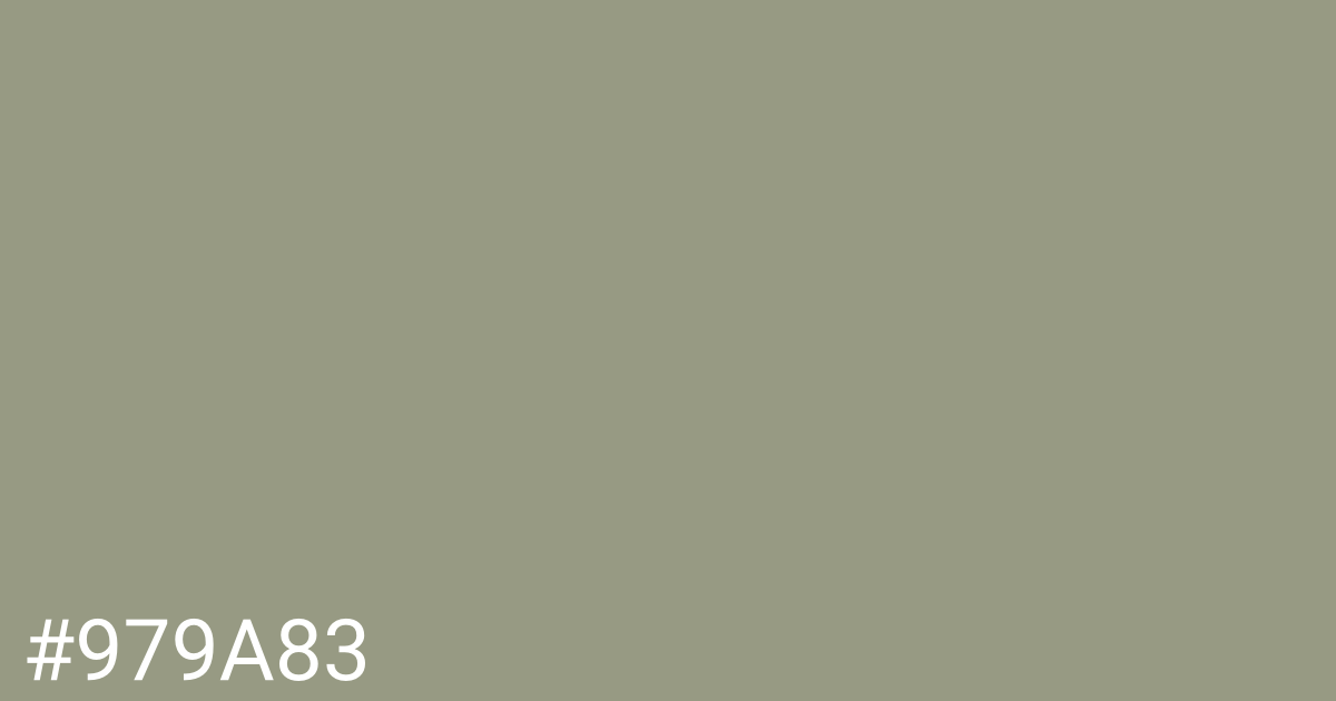 Hex color #979a83 graphic