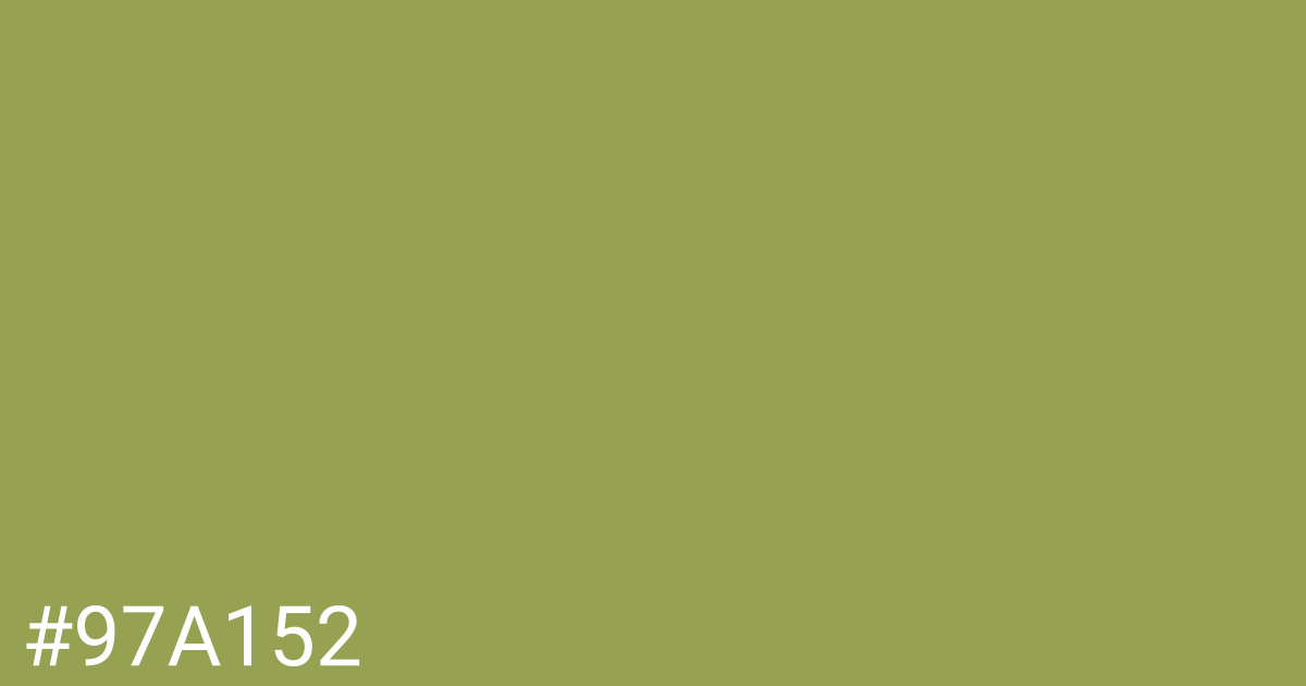 Hex color #97a152 graphic