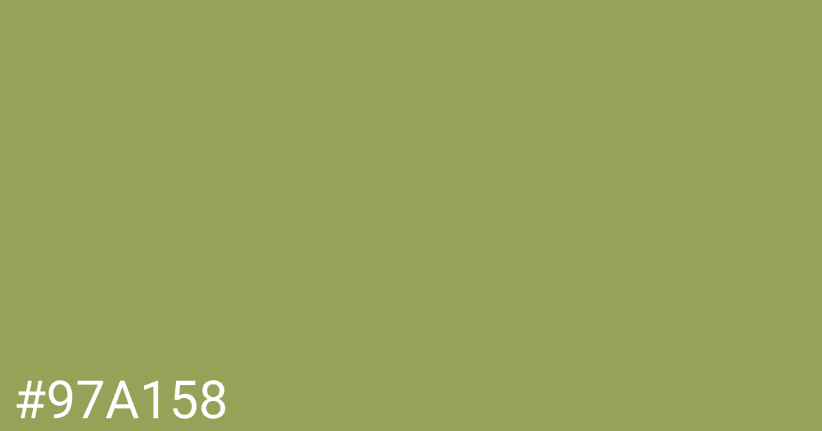 Hex color #97a158 graphic