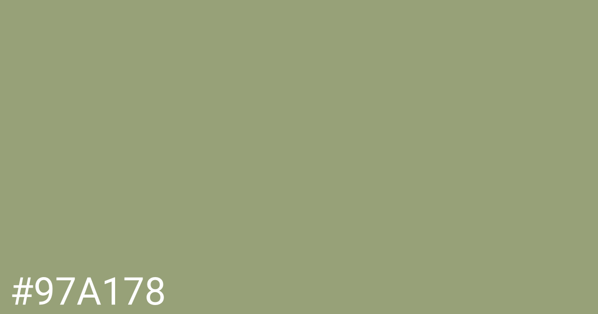 Hex color #97a178 graphic