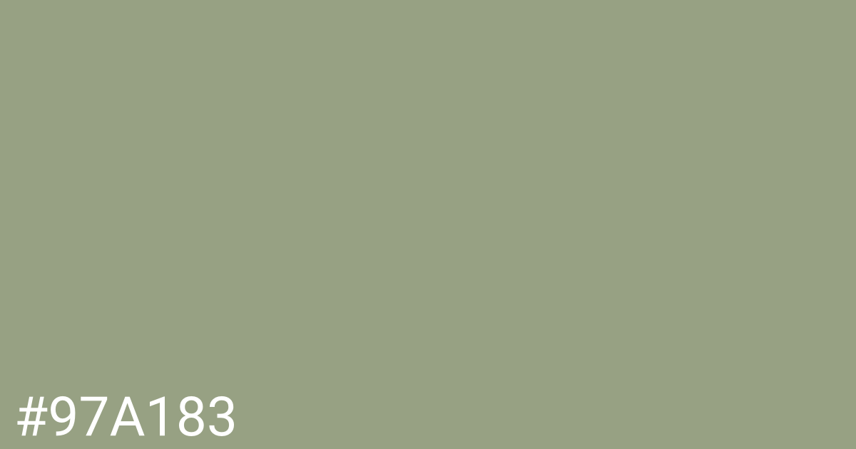 Hex color #97a183 graphic