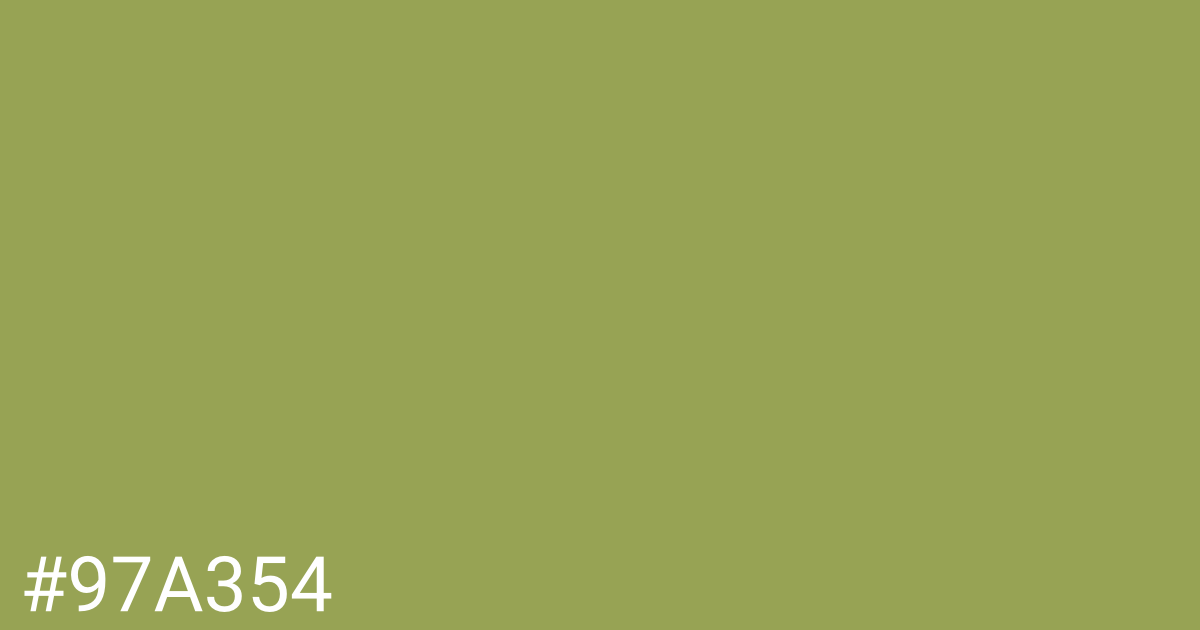 Hex color #97a354 graphic