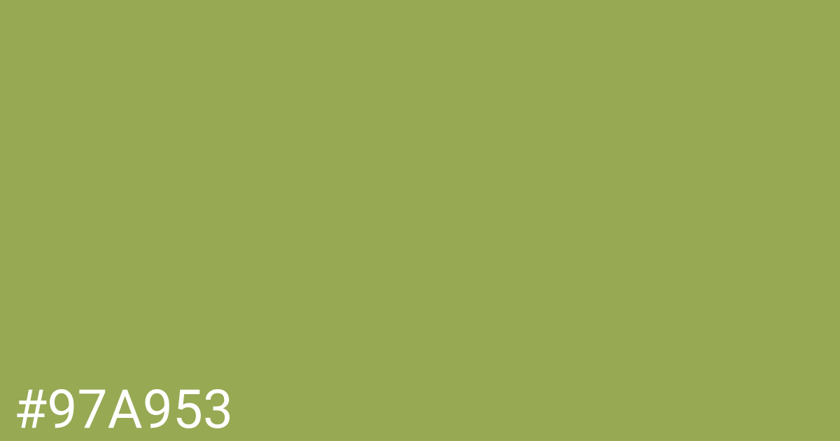 Hex color #97a953 graphic