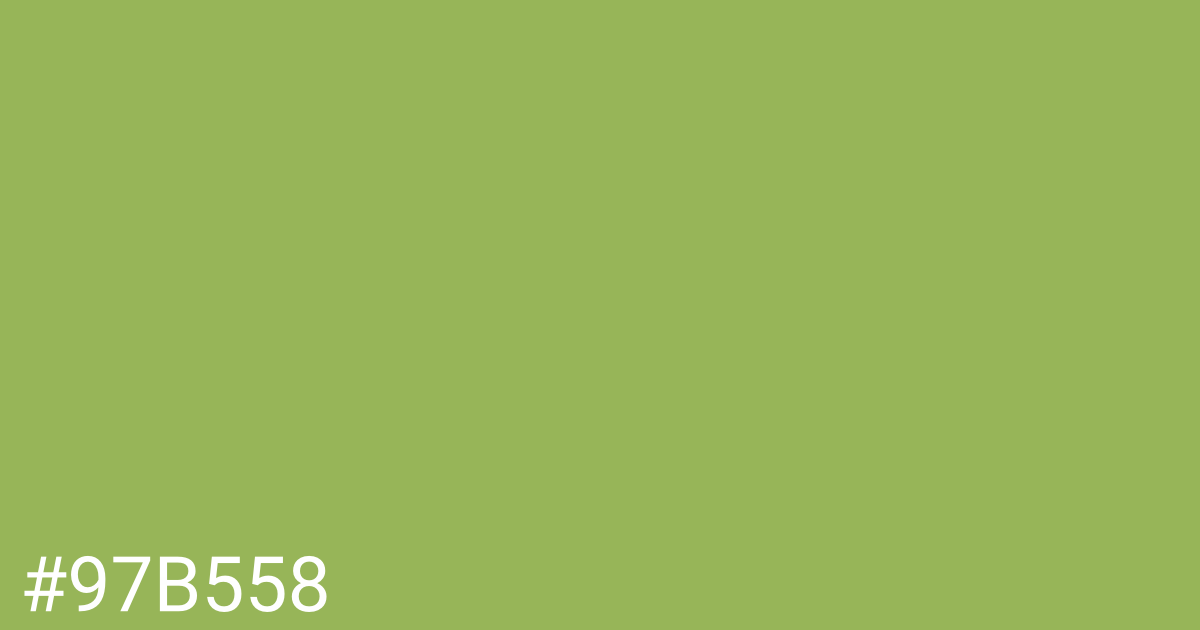 Hex color #97b558 graphic