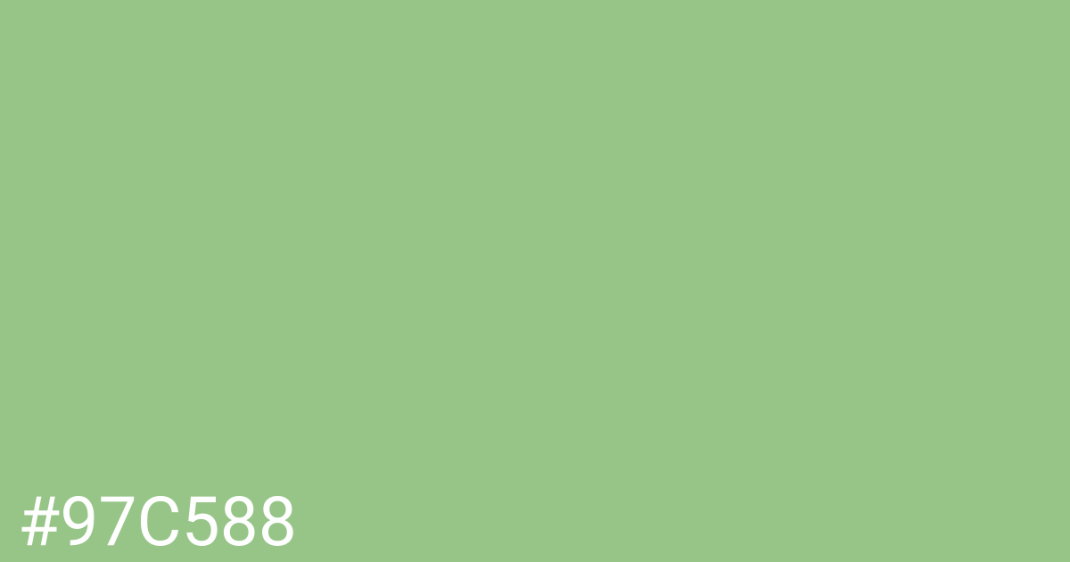 Hex color #97c588 graphic