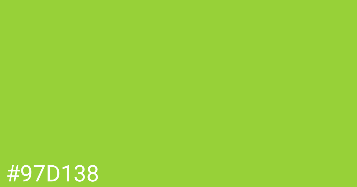 Hex color #97d138 graphic