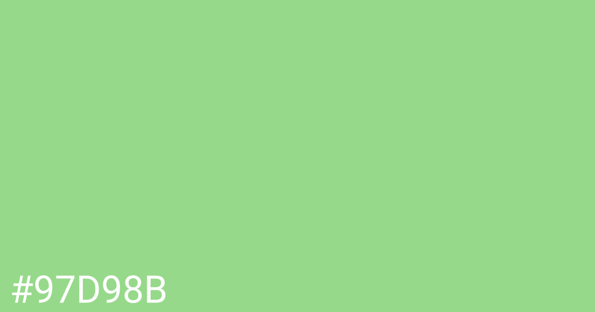 Hex color #97d98b graphic