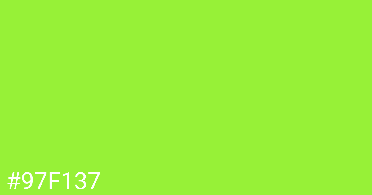 Hex color #97f137 graphic