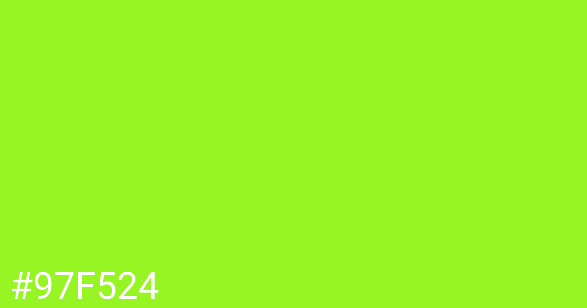 Hex color #97f524 graphic