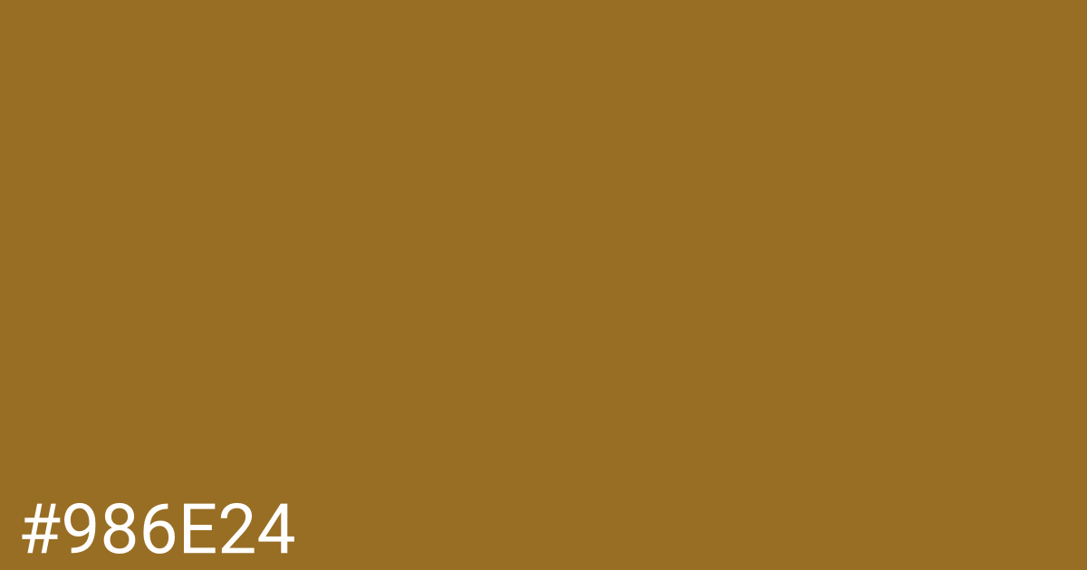 Hex color #986e24 graphic