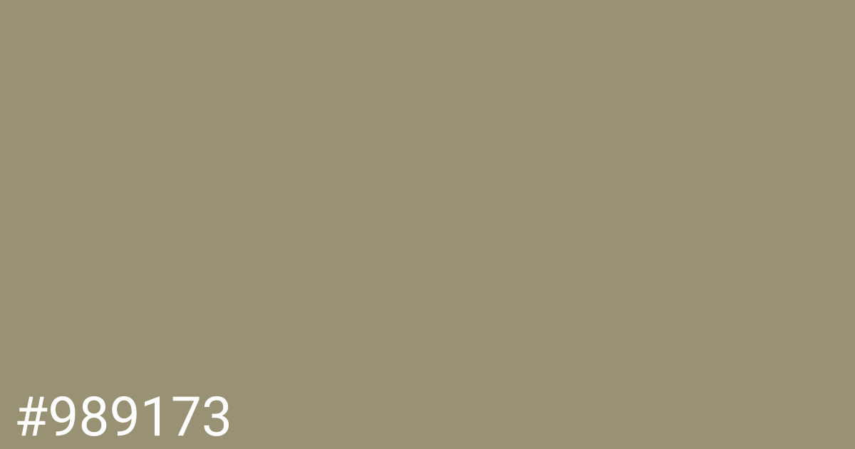 Hex color #989173 graphic