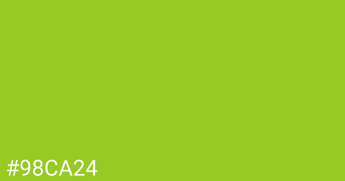 Hex color #98ca24 graphic